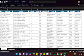 manage, clean, formate, merge, split excel data