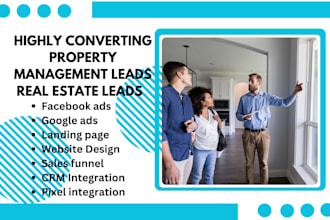 generate property management leads real estate leads generation home owner leads