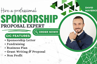 design and craft sponsorship proposal, letter, business proposal, fundraising