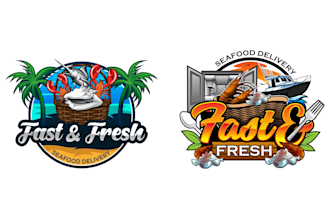 design excellent seafood logo