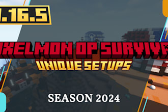 create a pixelmon survival minecraft server