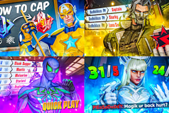 design eye catching marvel rivals thumbnail
