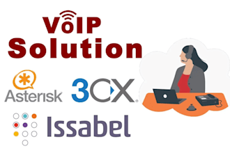 install voip sip trunk in asterisk, freepbx, fusionpbx, freeswitch, 3cx, zoom