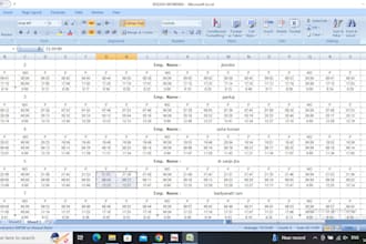 dashboard creation, merge, split data in excel