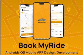 create a dynamic taxi booking app, taxi app, ridesharing app