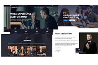 design immigration website visa consultation website law firm lawyer website