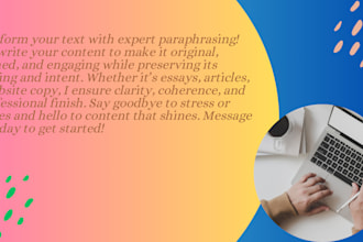 help you paraphrase any text