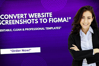 convert website screenshots into figma templates