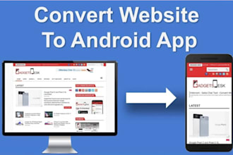 setup android app,convert website to app, and configure android id using vs code