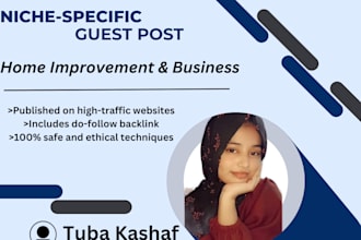 publish your guest post on top home improvement and business blogs