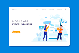 develop a cross platform app using react native or expo