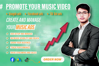 promote your youtube music video using google ads and facebook ads