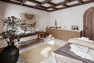 do 3d design for your spa, and massage room
