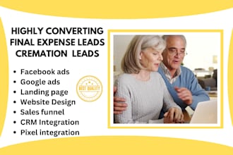 generate final expense leads cremation leads life insurance leads burial leads