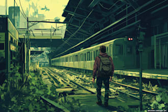 design concept art, characters and environments