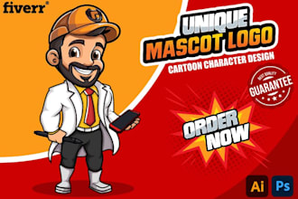 draw cute cartoon or animal illustration