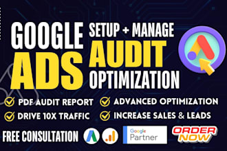 audit and improve google ads PPC, performance max campaign as a SEM specialist