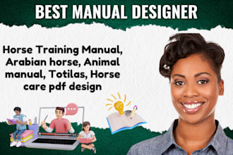 create horse training manual,arabian horse, totilas horse care, guidebook design