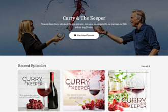 build responsive podpage podcast website on podpage and embedded podcast players