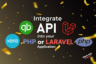 integrate xero, quickbooks apis with your laravel or PHP app