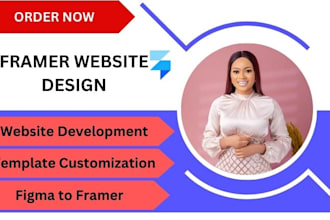 design framer website develop framer website framer landing page framer showit