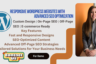wordpress website development with SEO optimization