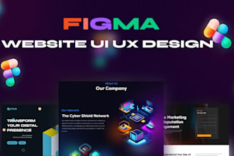 do figma design website, website ui ux design, wordpress website development
