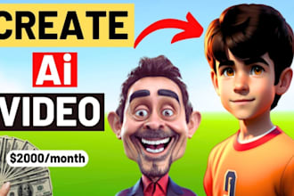 creat ai cartoon video editing