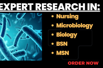 write microbiology, bsn, msn, picot, nursing projects
