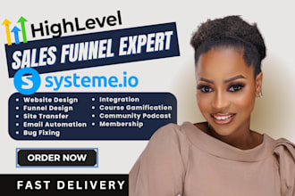 do gohighlevel blog website, systeme io landing page ghl automation workflow