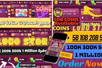 ludo star coins 1b 5b 10b gems ids 100k 200k