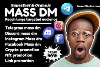 do telegram mass dm, discord dms, instagram mass dm, telegram promotion telegram