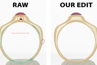 do best quality professional jewelry retouch in photoshop