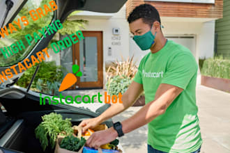 develop instacart grabber bot, instacart bot, driver bot, batch finder bot