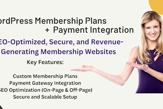 set up wordpress membership plans with payment and smart SEO
