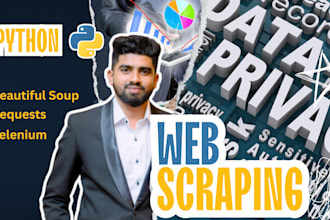 do python web scraping,data extraction and automation