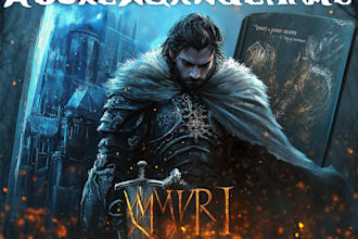 make professional fantasy book cover design,ebook cover, book cover illustration