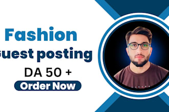 do fashion guest post on high da website