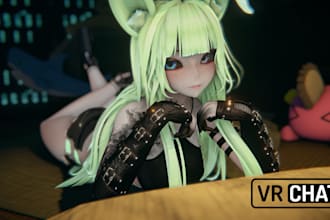 custom vrchat character, vrchat avatar, vrc model using vriod