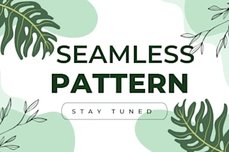 design seamless patterns for fabric print textile designs