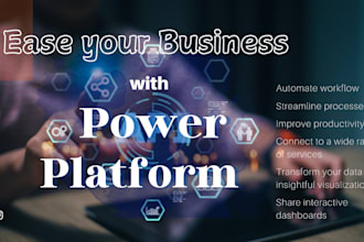 develop powerapps, power automate and power bi solutions for your business