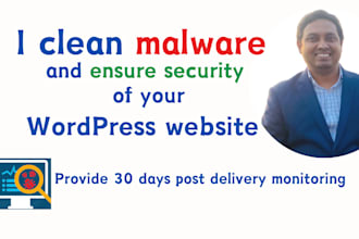 do wordpress malware removal, recover hacked website and secure your site