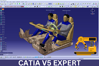 do cad modeling 3d print design and 2d drawing in catia v5