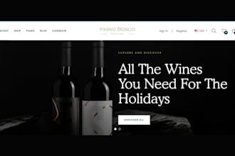 design wine shopify store, wine website wine store  liquor store, liquor website