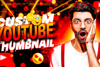 design amazing clickbait youtube thumbnails in 6 hrs