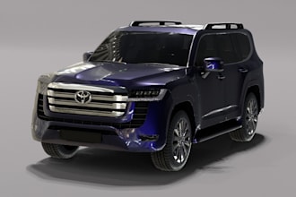 create 3d car modeling, 3d realistic, rendering, 3ds max,3d blender, car design
