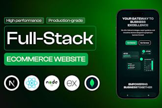 do fullstack ecommerce website development