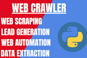 do web scraping, data scraping, web crawler, data extraction, lead generation