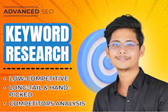 provide keyword research with competitor analysis and website SEO audit