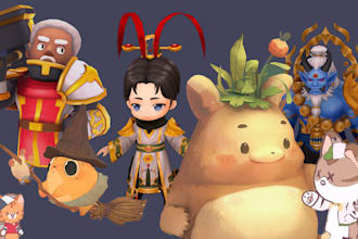 create 3d,models,animations and game ready assets